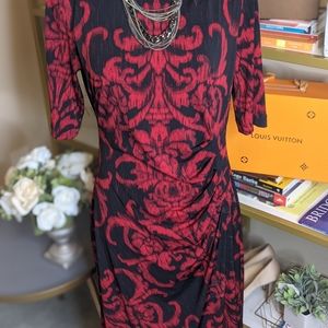 Gorgeous black and red dress